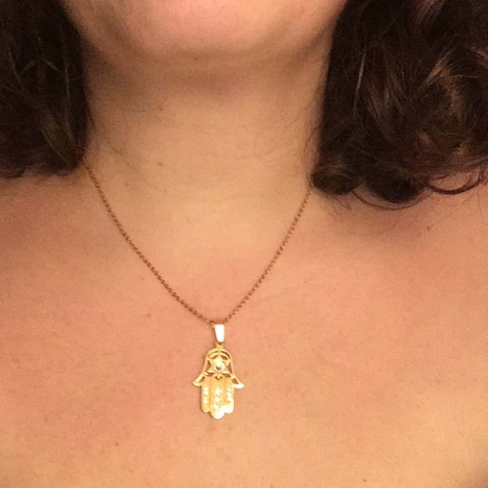 Hamsa necklace